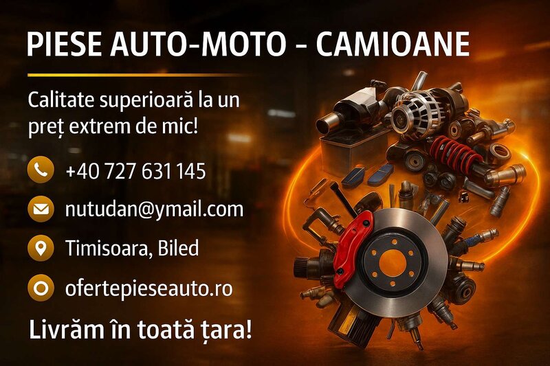 Piese auto perfecte pentru masina ta la cel mai mic pret